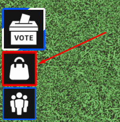 NFL Universe Football shopping bag icon