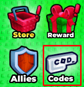 Missile Empire codes button