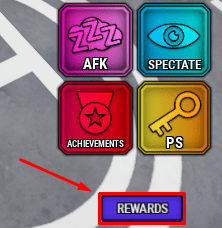 Invincible Showdown rewards button