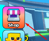 The Shop button in Color Escape!