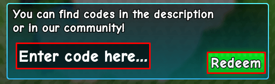 Merge Your Army enter codes box and redeem button