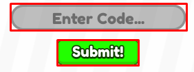 Pogo Simulator 2 enter codes box and submit button