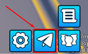 Space Training paper plane icon