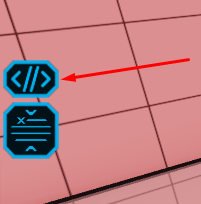 The codes or <//> icon in Ro-Ghoul