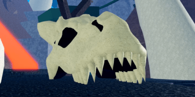 Blox Fruits Draco Race guide dinosaur skull example