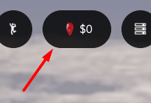 The currency button in Vergil Game