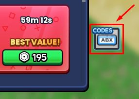 Go Dig codes button