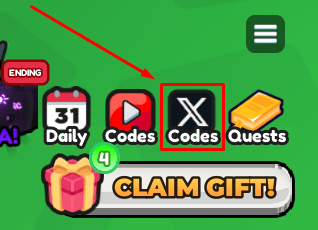 Pull a Sword codes button