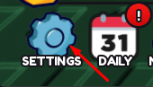 SETTINGS button in Bunker vs Verity