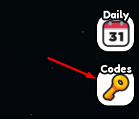 Codes icon in Planet Evolution X