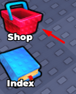 The Shop icon in Catch a Brainrot