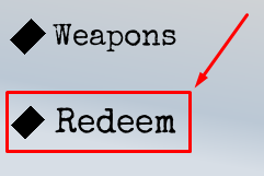 Steamblower: Retaliate redeem button