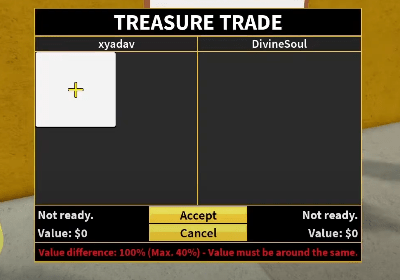 Blox Fruits how to trade guide trading menu 1