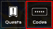 Anime Card: Anomaly codes button