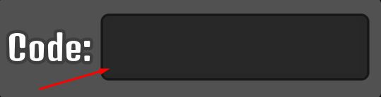 Text box to redeem codes in Epic Powers Tycoon