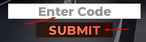 Enter Code box and SUBMIT button to redeem codes in Ukay Ukay