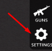 The Settings button in Miami Life RP