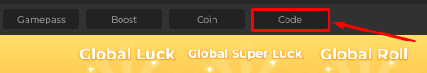 Race RNG code button