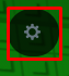 The settings icon in BUILD your Butterfly Garden