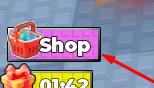 The Shop button in +1 Blade Swing Escape
