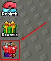 Diving For Brainrots shop button