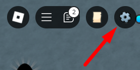 The Settings icon in Lifting Legends Simulator