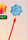 The settings icon in +1 Chop Trees for Treasure