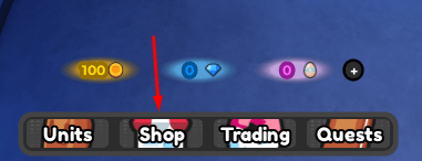 Shop button in Blocky Toilet Tower Defense