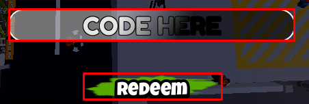 The Escape enter codes box and redeem code button