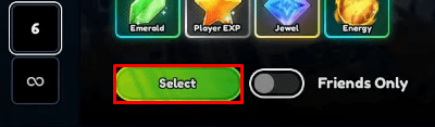 Anime Last Stand Soul Society select button