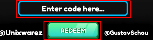 The codes section in My Gym