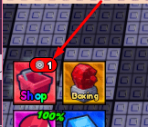 The Shop button in +1 Muscles for Prison Escape