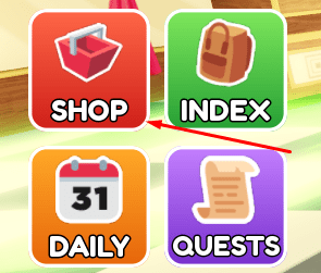 SHOP icon in Paint or Seek