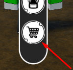 The shopping cart icon in Onikami