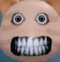 A patient with a cringing face in Animal Hospital