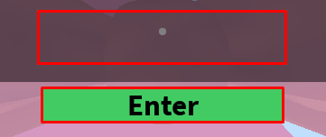 Shoes Shop enter codes box and enter button