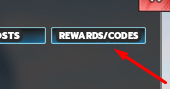 The REWARDS/CODES button in Ghost Driver