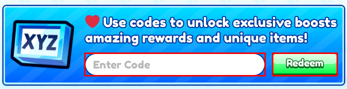 Pet Evolution Incremental enter codes box and redeem button