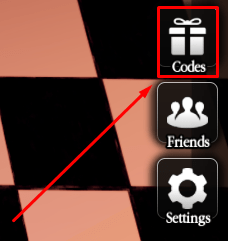 Twilight's Zone codes button