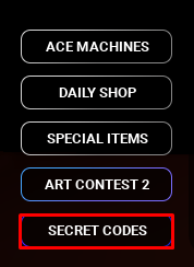 Hitman Card Game secret codes button