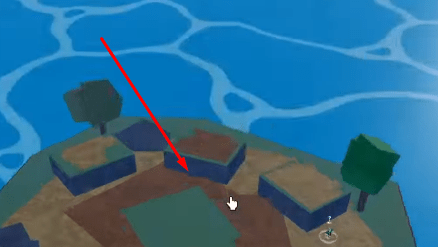 Remote Island middle house location