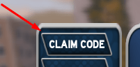 The CLAIM CODE box in New Journey