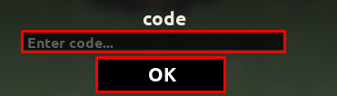 Brainrot Sails enter codes box and redeem code button