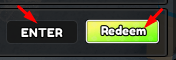The "ENTER" box and Redeem button in Dollhouse Roleplay
