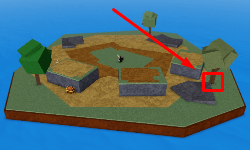 Blox Fruits Blue Flower spawn location 4