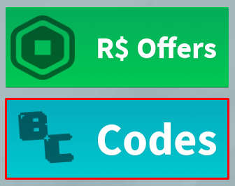 Blox Cards TCG codes button