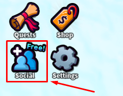 Loot Up social button