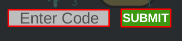 Sprunki Killer enter codes box and submit button