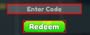 Knockout League enter codes box and redeem button