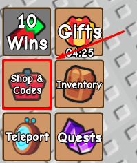 Grow a Unit TD Shop & Codes button